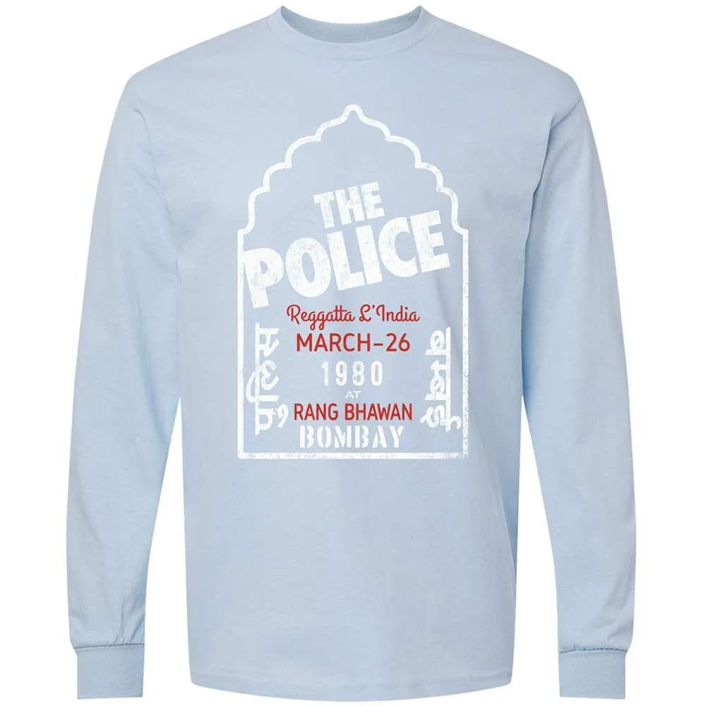 Long Sleeve T-Shirt - VSK9RYXB - Light Blue - 18