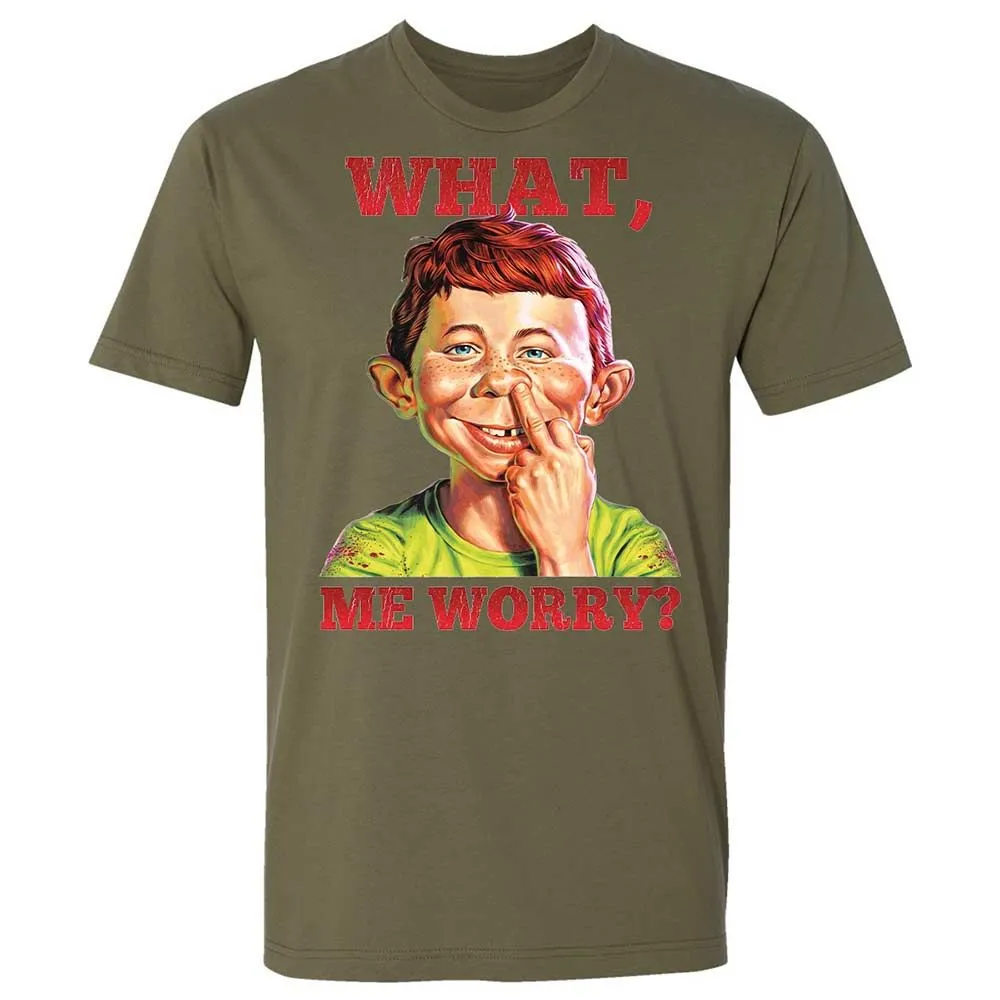 What, me worry - Military Green - 12