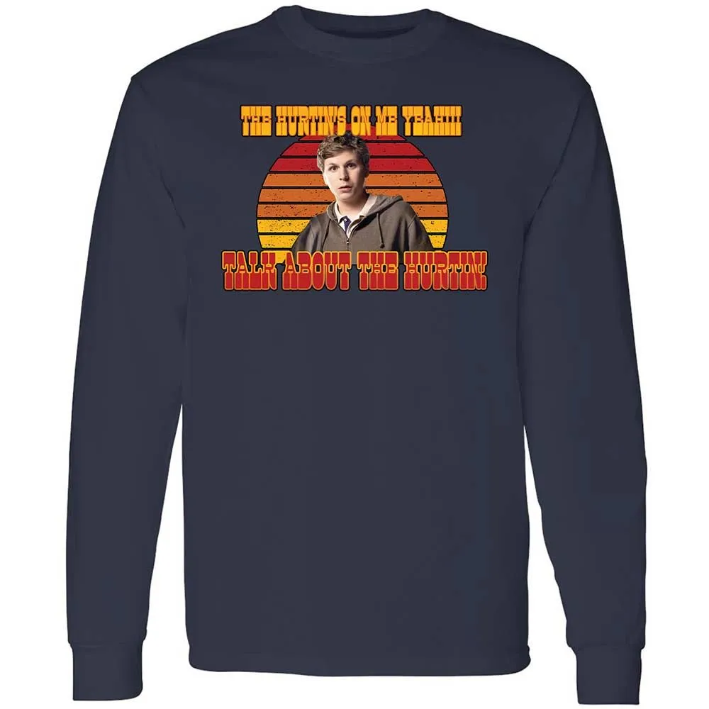 Long Sleeve T-Shirt - JWN83XKJ - Navy - 2
