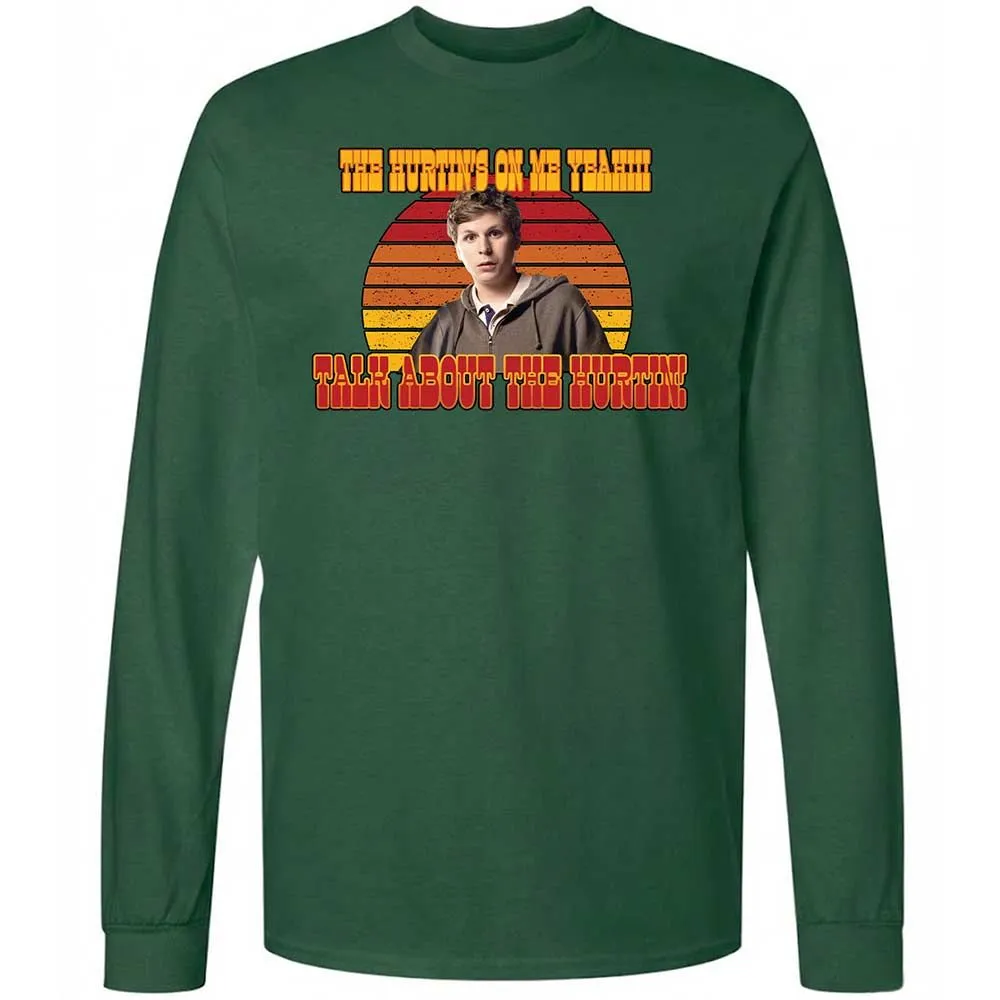 Long Sleeve T-Shirt - JWN83XKJ - Forest Green - 4