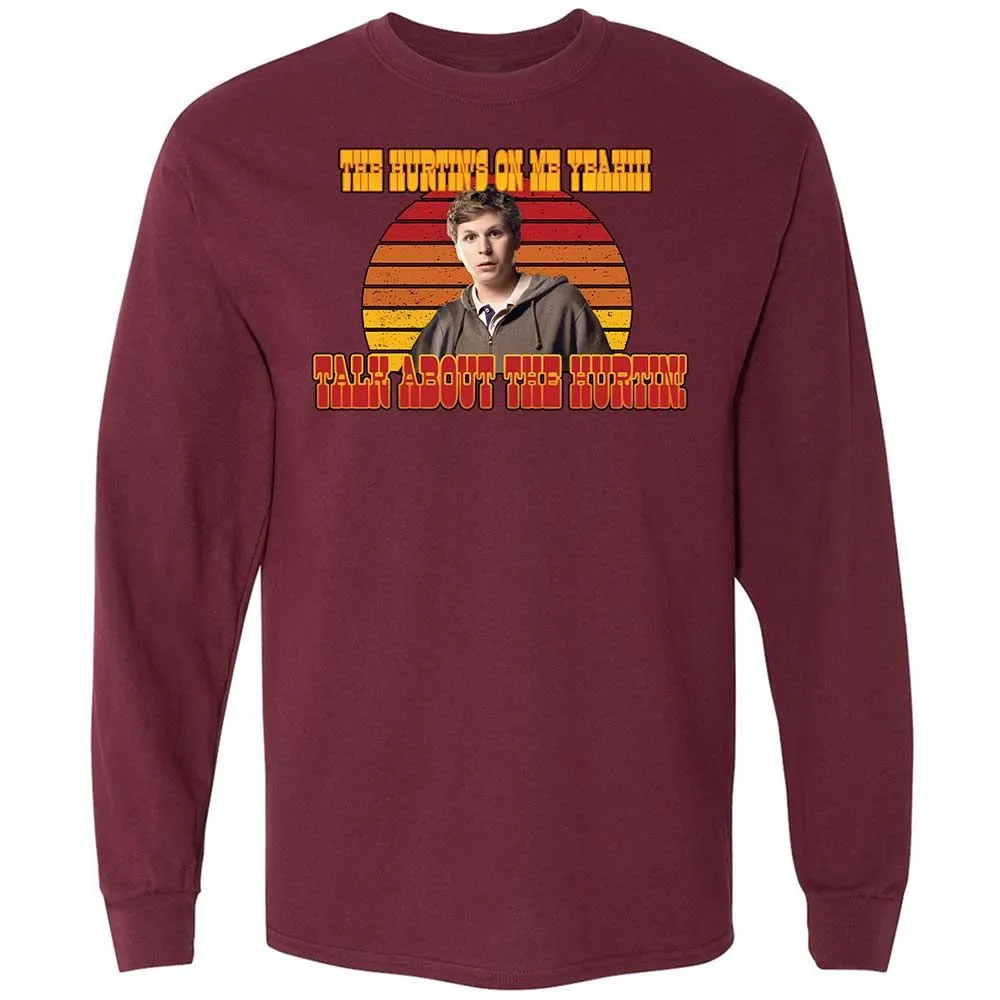 Long Sleeve T-Shirt - JWN83XKJ - Maroon - 6