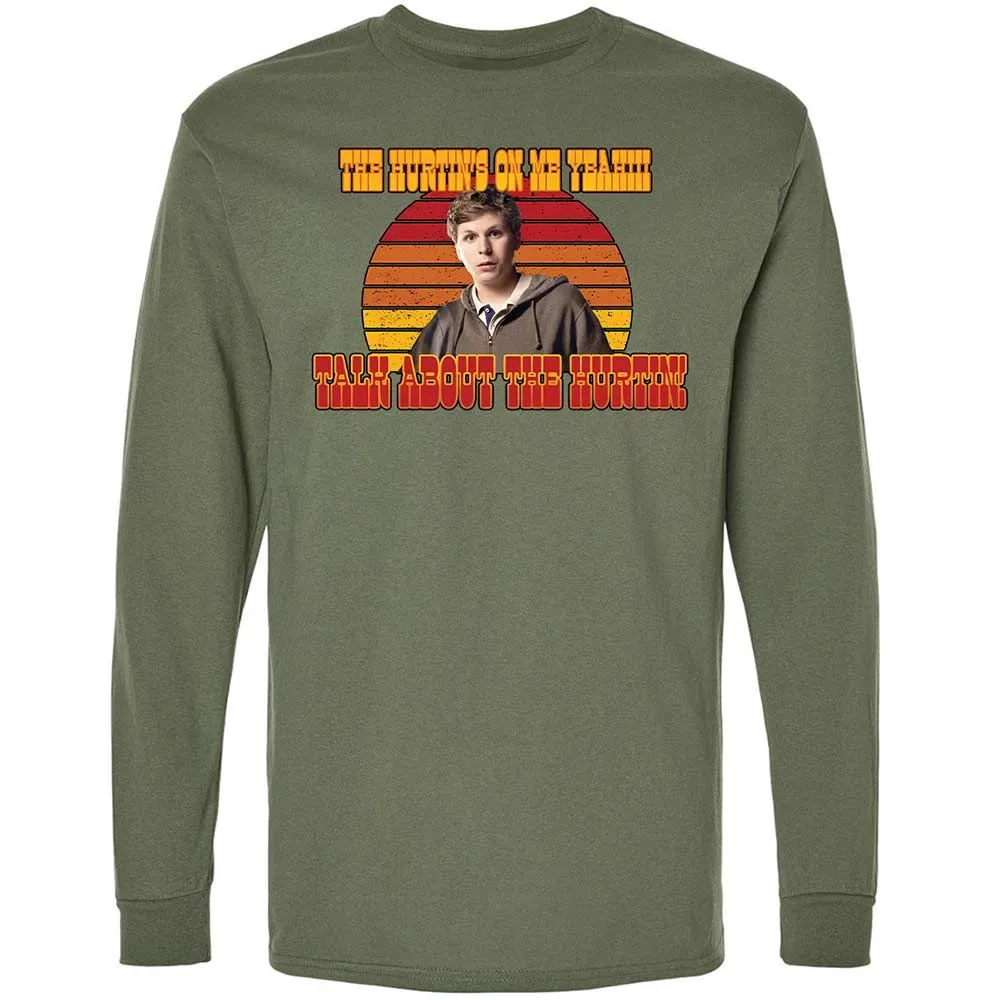 Long Sleeve T-Shirt - JWN83XKJ - Military Green - 9