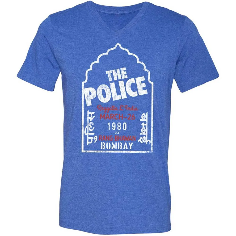 Unisex V-Neck T-Shirt - X9VRX3AS - Heather True Royal - 5