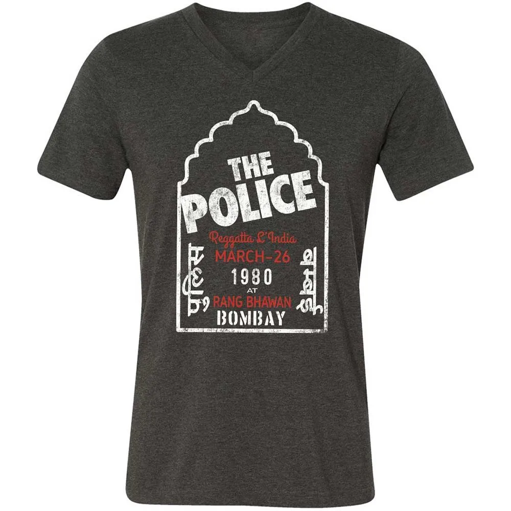 Unisex V-Neck T-Shirt - X9VRX3AS - Dark Grey Heather - 9