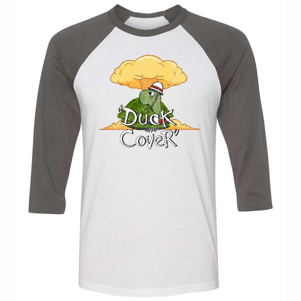 Unisex 3/4 Baseball Tee - H5ANZVNW - White/Asphalt - 2