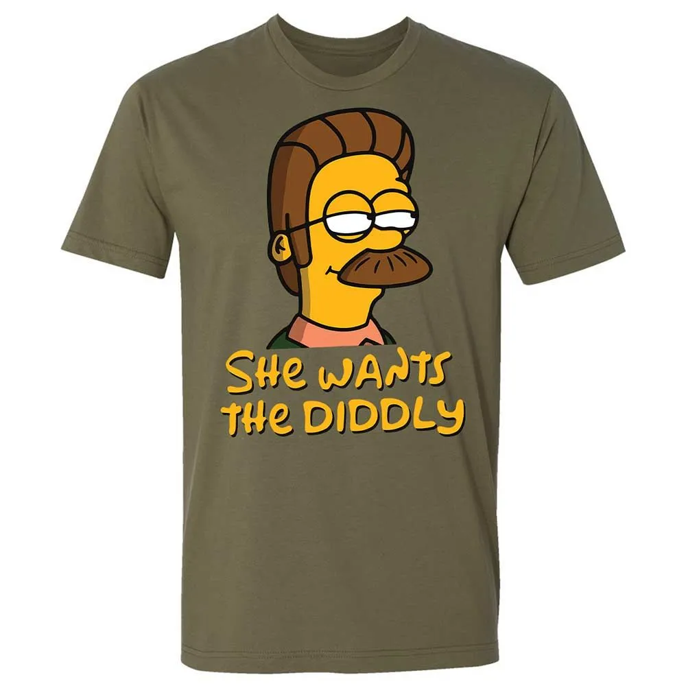 She Wants The Diddly - Military Green - 12