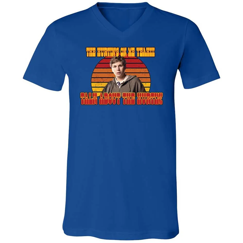 Unisex V-Neck T-Shirt - E3SKWTEG - True Royal - 4