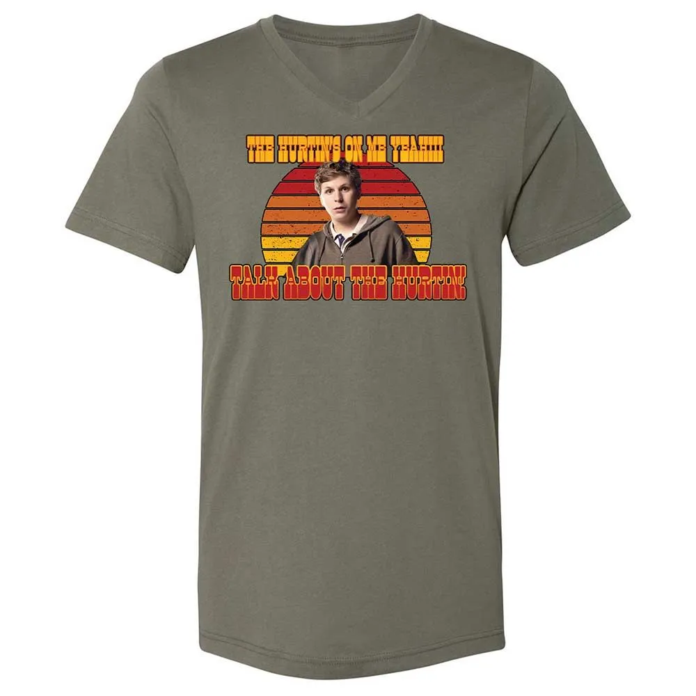 Unisex V-Neck T-Shirt - E3SKWTEG - Military Green - 11