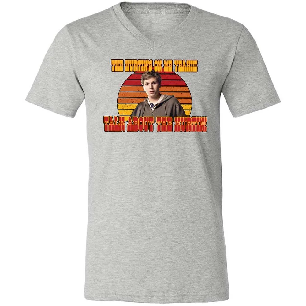 Unisex V-Neck T-Shirt - E3SKWTEG - Athletic Heather - 15