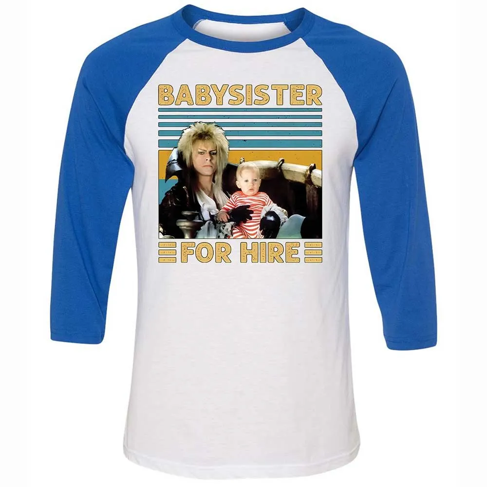 Unisex 3/4 Baseball Tee - D8HZAEPK - White/True Royal - 10