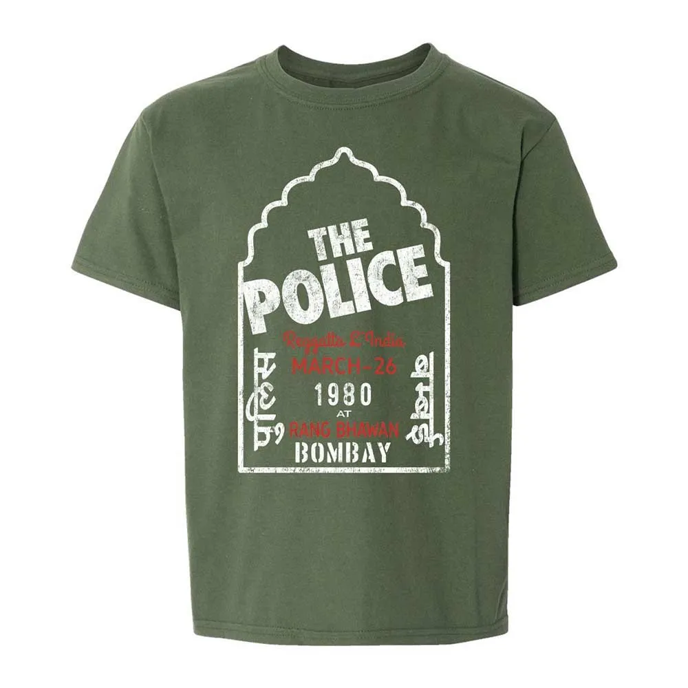Kids T-Shirt - U9HSVRLX - Military Green - 19