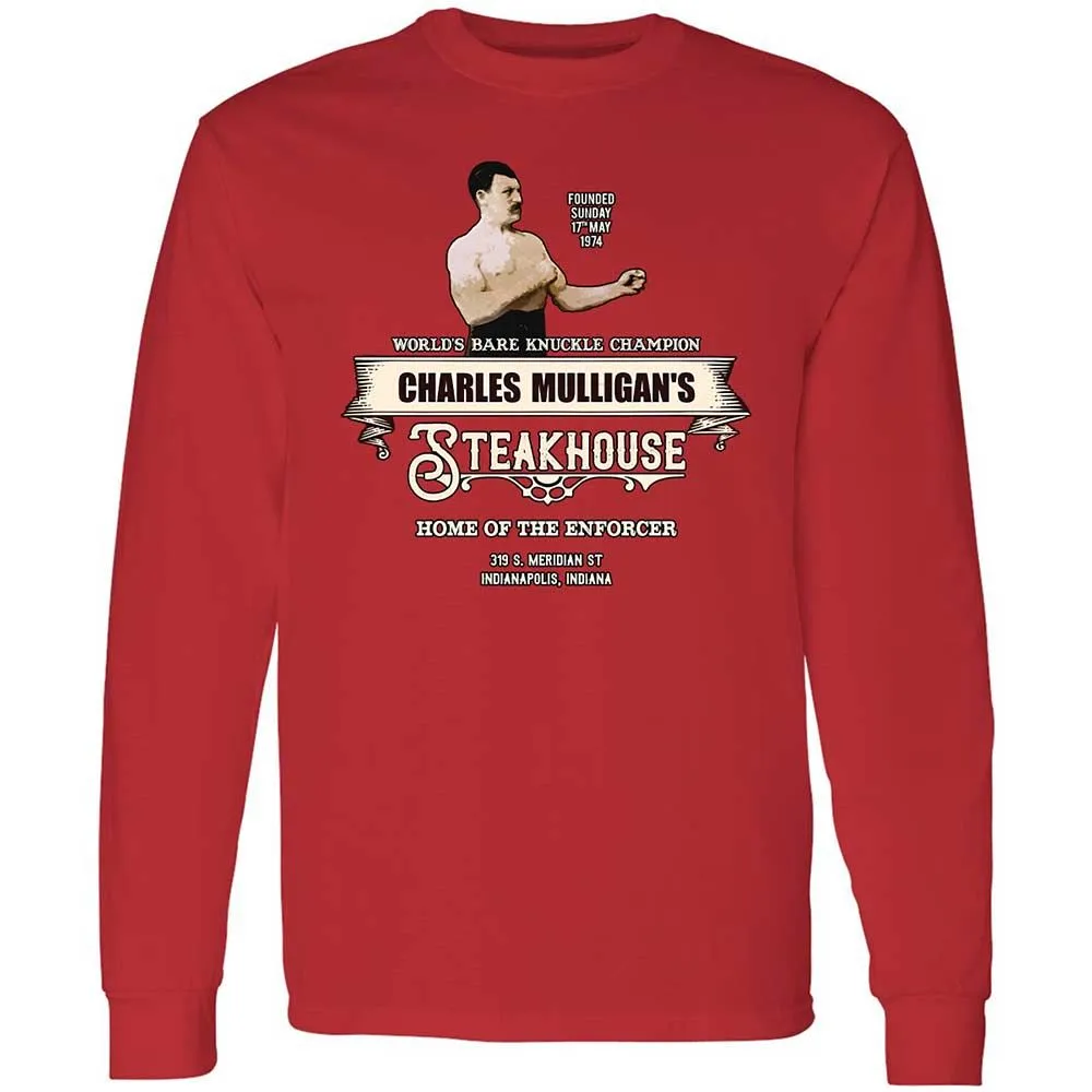 Long Sleeve T-Shirt - YWP8KGQ7 - Red - 11