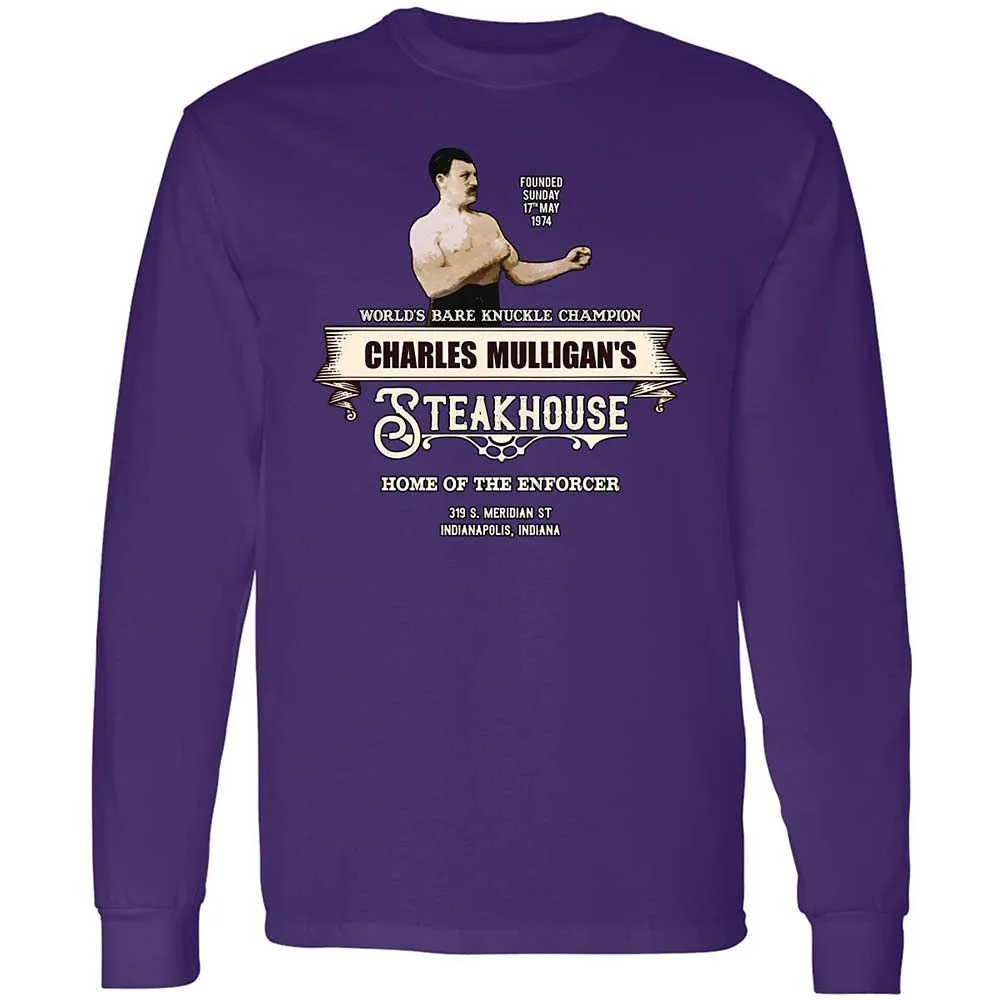 Long Sleeve T-Shirt - YWP8KGQ7 - Purple - 12