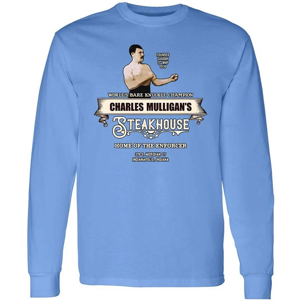 Long Sleeve T-Shirt - YWP8KGQ7 - Carolina Blue - 15