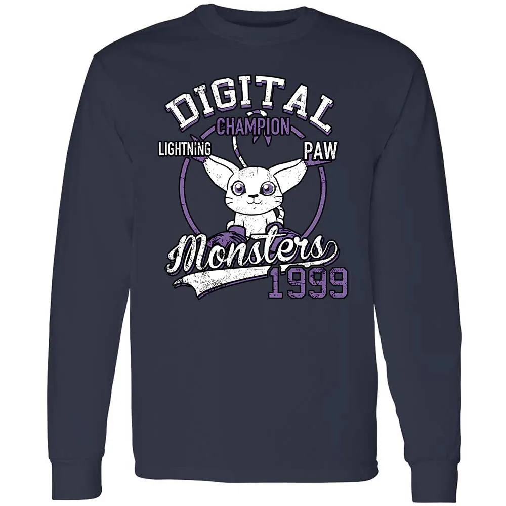Long Sleeve T-Shirt - 92VNUVRN - Navy - 2