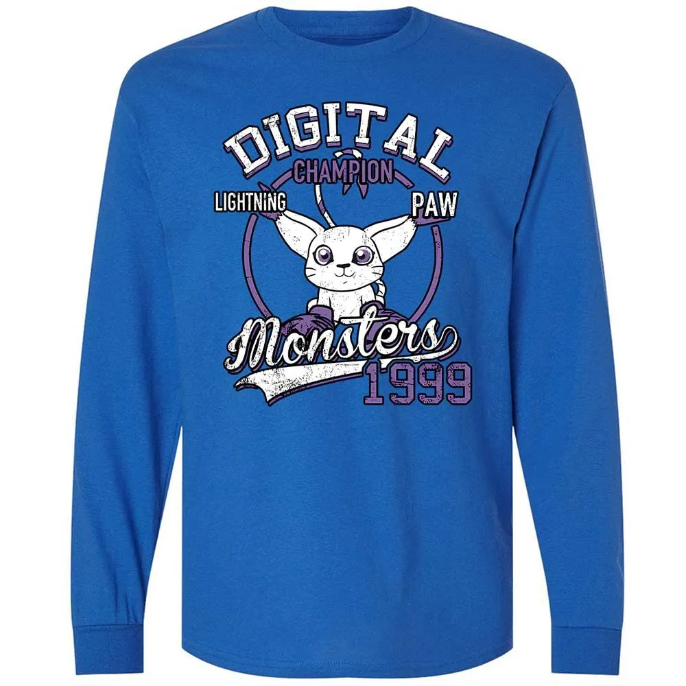 Long Sleeve T-Shirt - 92VNUVRN - Royal - 3