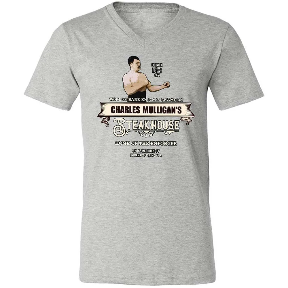 Unisex V-Neck T-Shirt - ESYKZRM8 - Athletic Heather - 15