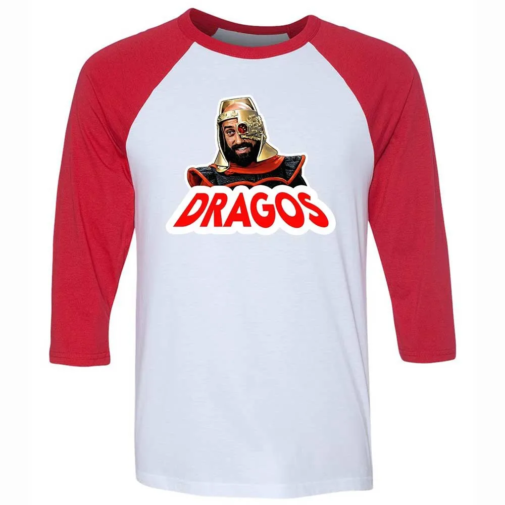 Unisex 3/4 Baseball Tee - EN5GKRTG - White/Red - 9