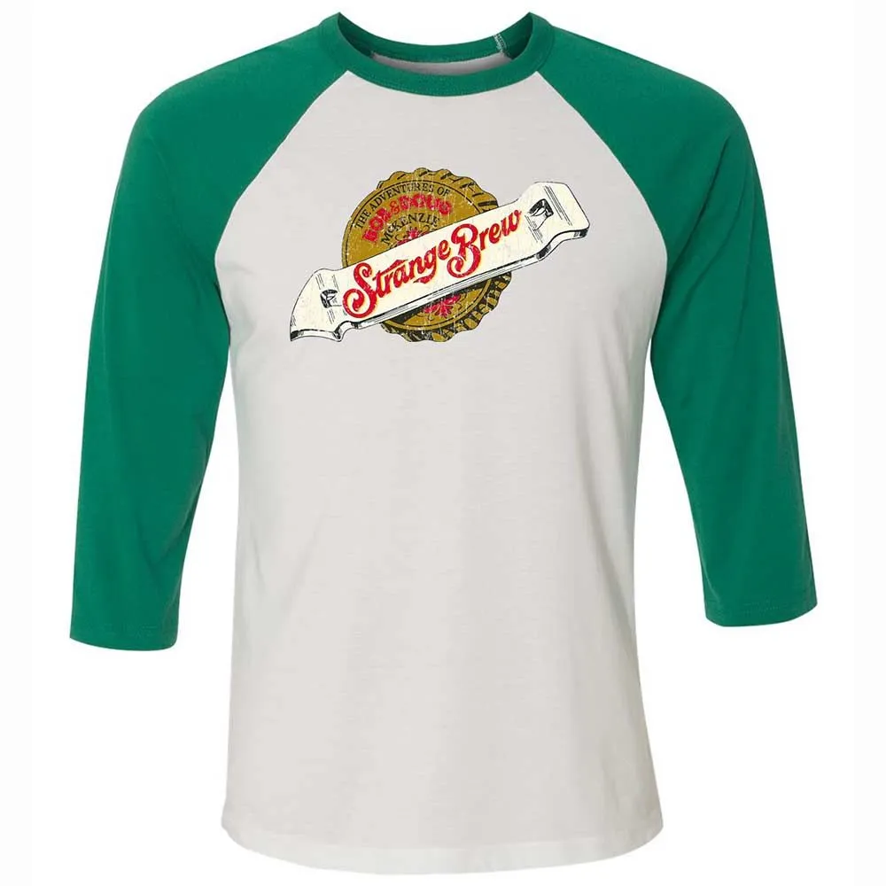 Unisex 3/4 Baseball Tee - 6RFZ4GEU - White/Kelly - 6