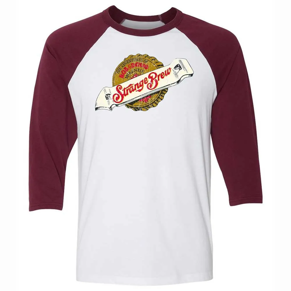 Unisex 3/4 Baseball Tee - 6RFZ4GEU - White/Maroon - 7