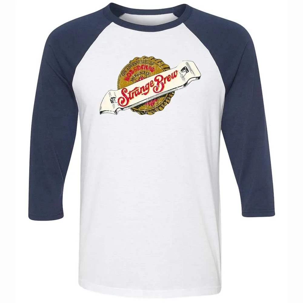 Unisex 3/4 Baseball Tee - 6RFZ4GEU - White/Navy - 8