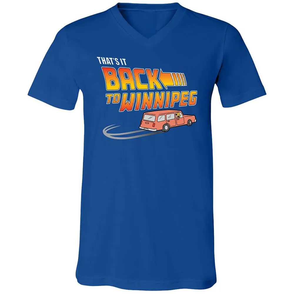 Unisex V-Neck T-Shirt - KXQABK3J - True Royal - 4
