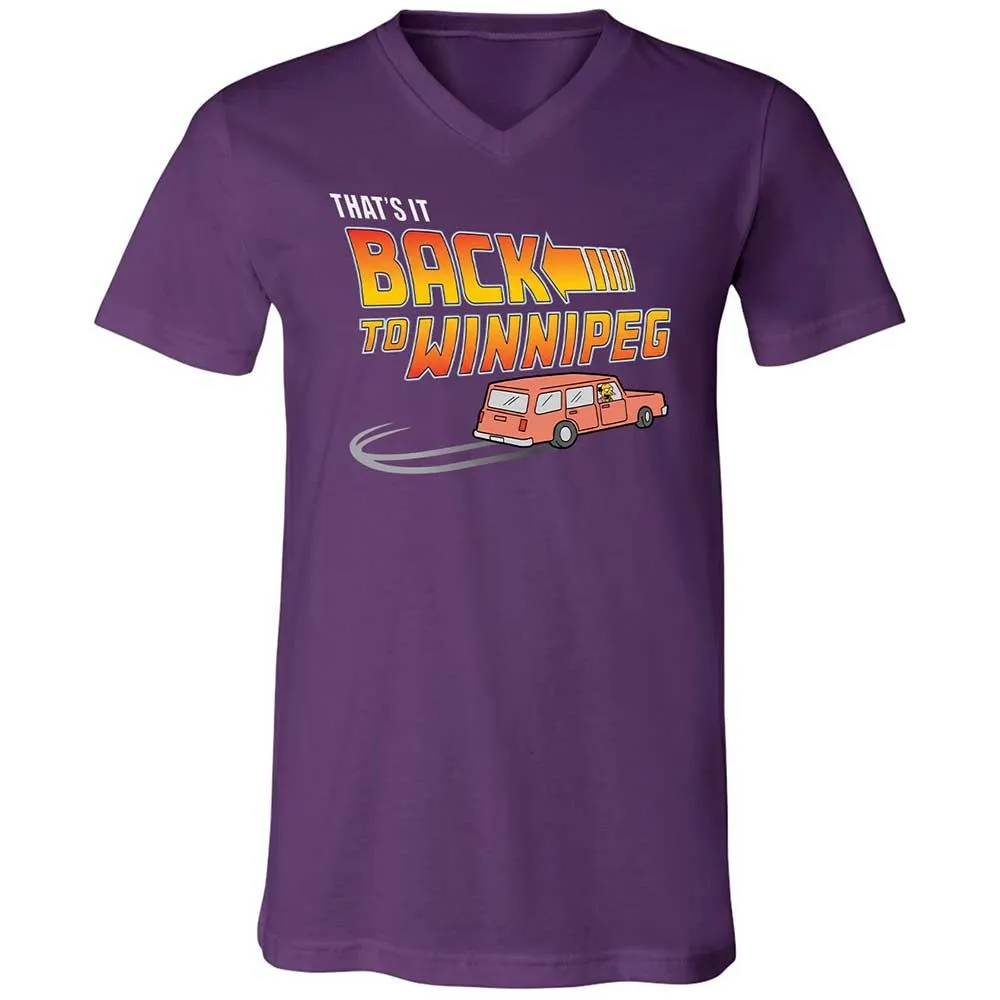 Unisex V-Neck T-Shirt - KXQABK3J - Team Purple - 10