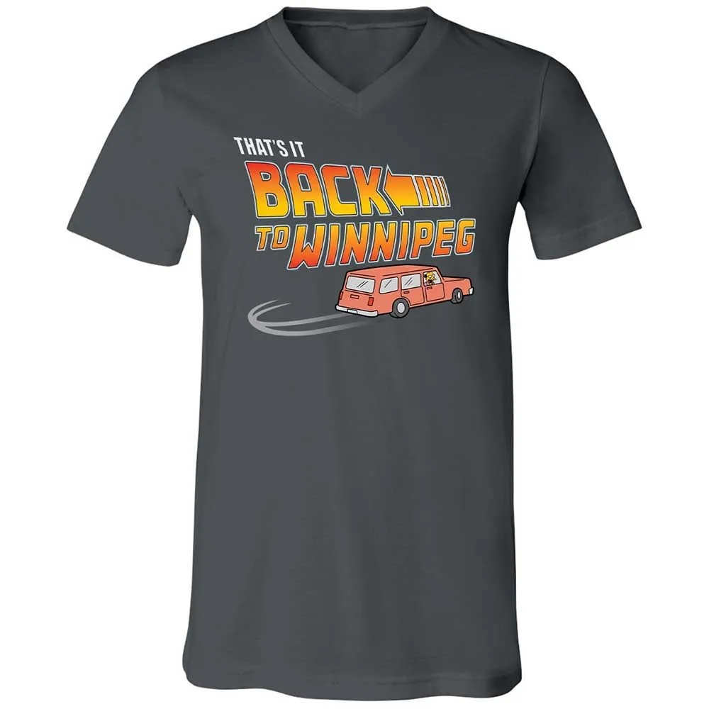 Unisex V-Neck T-Shirt - KXQABK3J - Asphalt - 13
