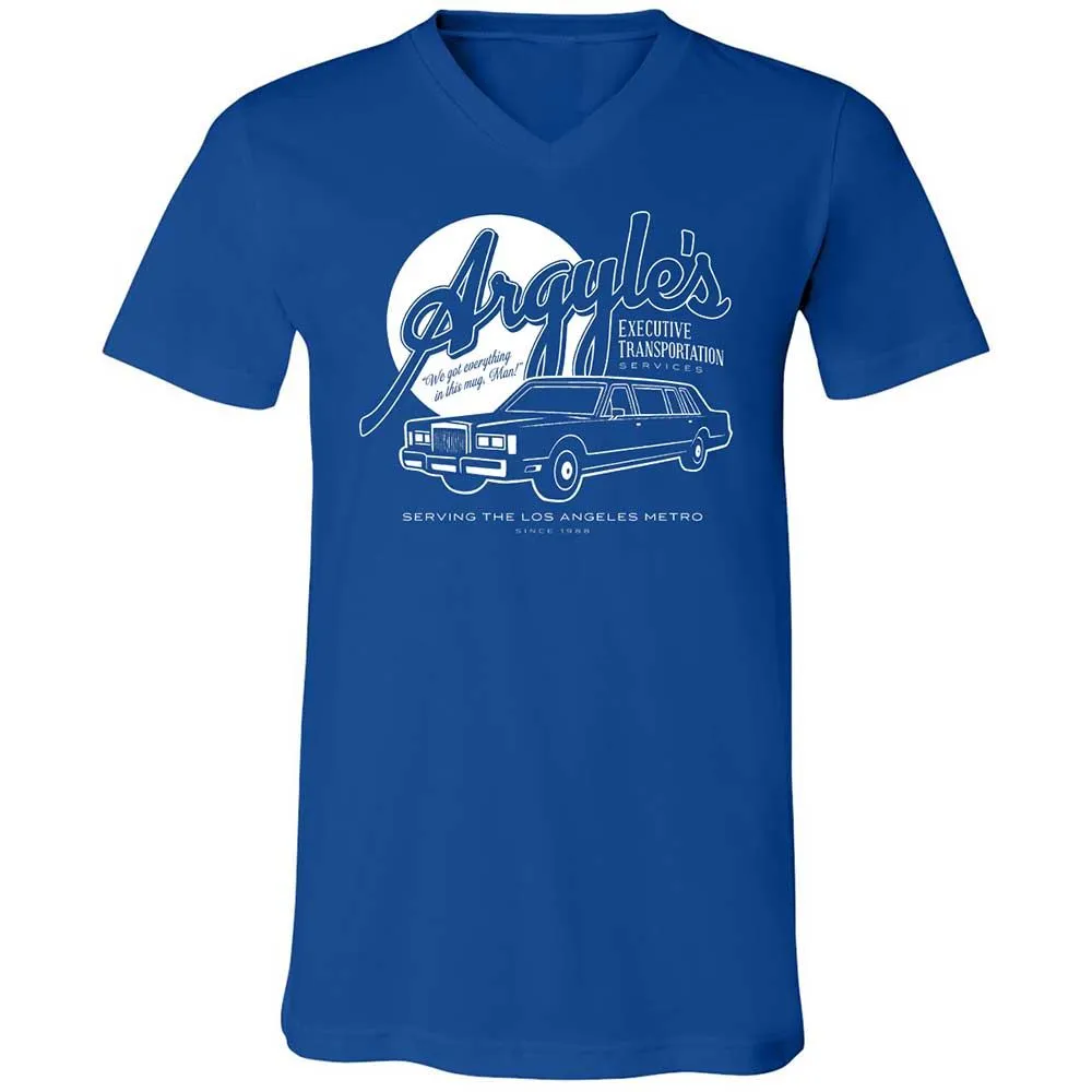 Unisex V-Neck T-Shirt - X8EWZHY6 - True Royal - 4