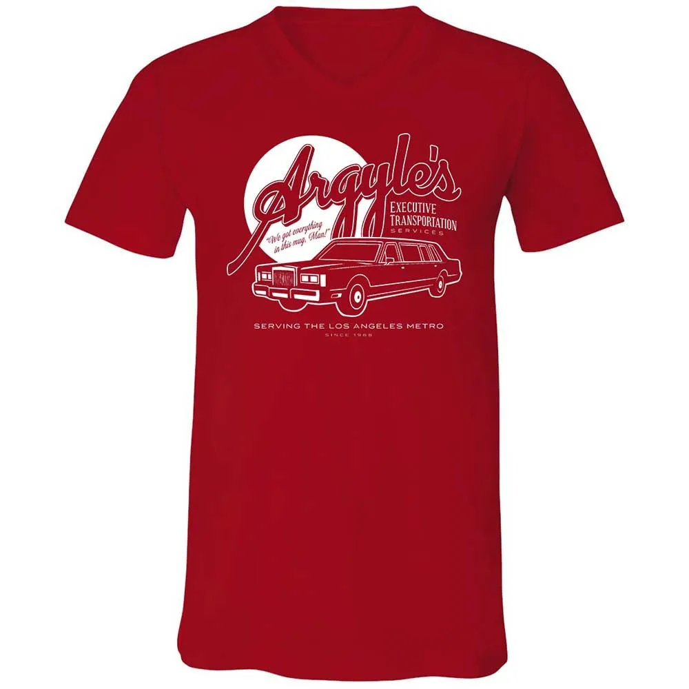 Unisex V-Neck T-Shirt - X8EWZHY6 - Red - 6