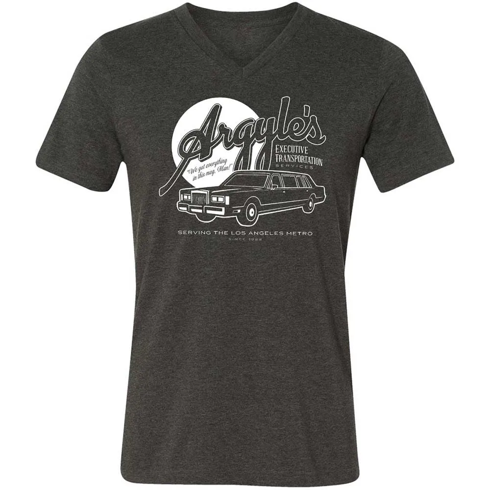 Unisex V-Neck T-Shirt - X8EWZHY6 - Dark Grey Heather - 9