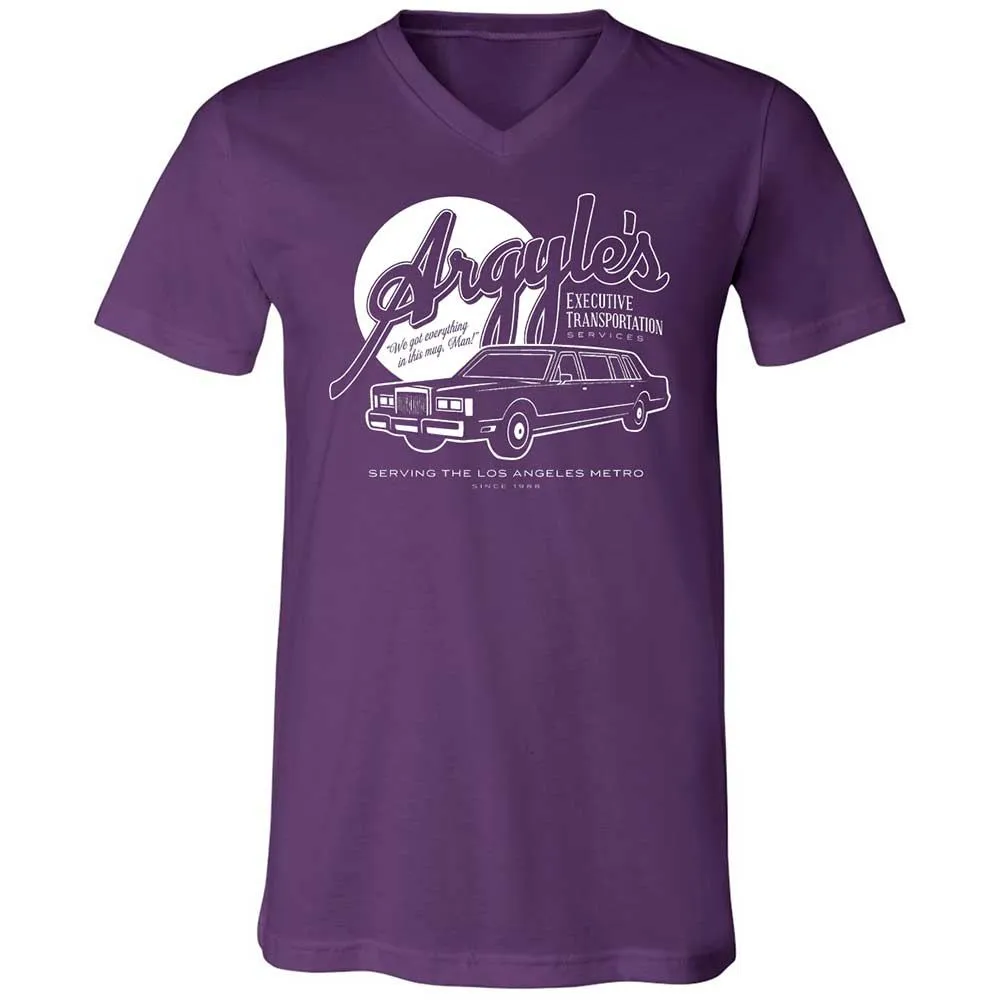 Unisex V-Neck T-Shirt - X8EWZHY6 - Team Purple - 10