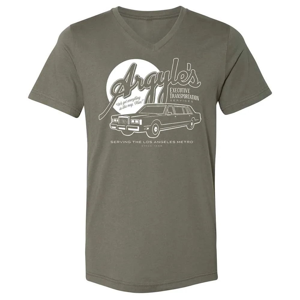 Unisex V-Neck T-Shirt - X8EWZHY6 - Military Green - 11