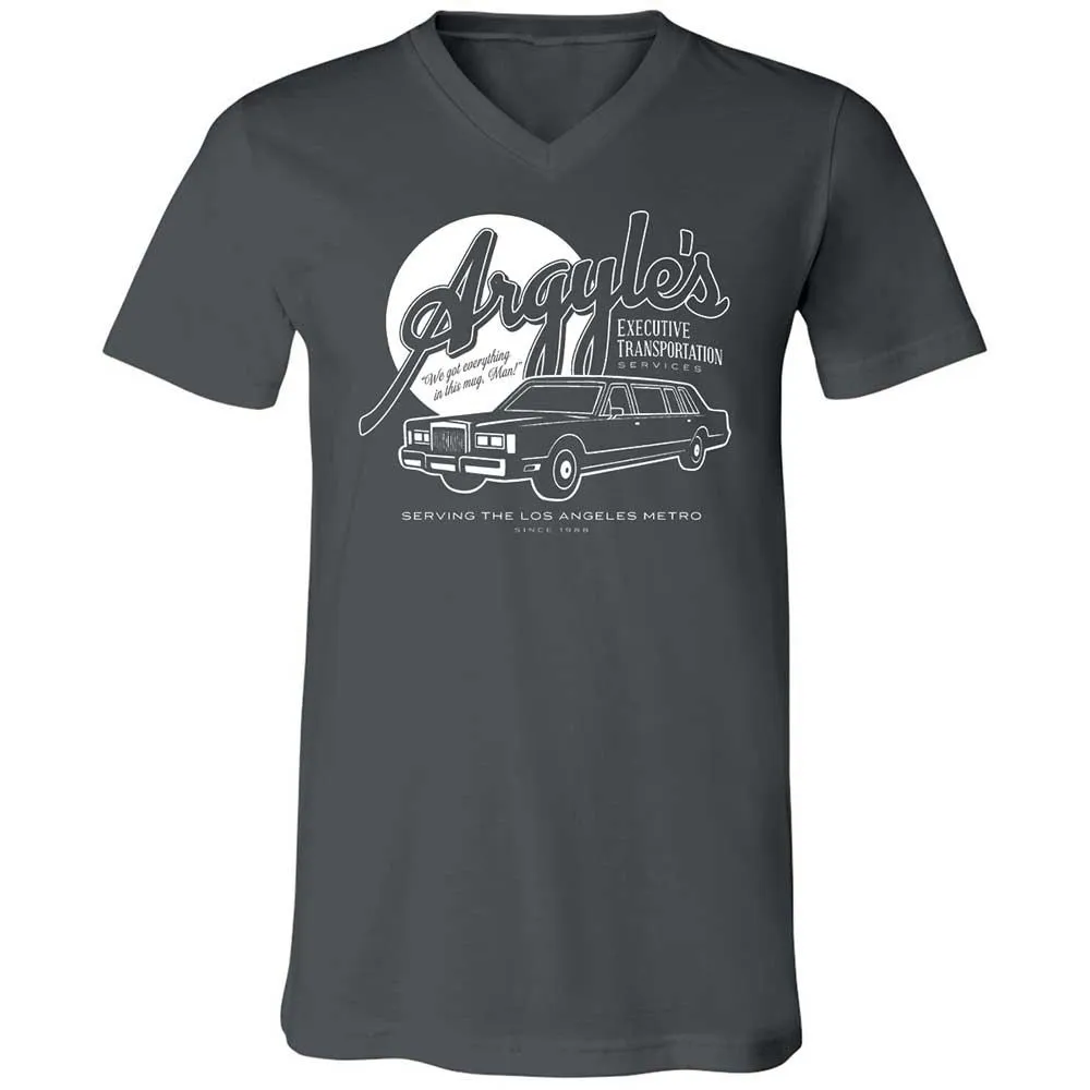 Unisex V-Neck T-Shirt - X8EWZHY6 - Asphalt - 13