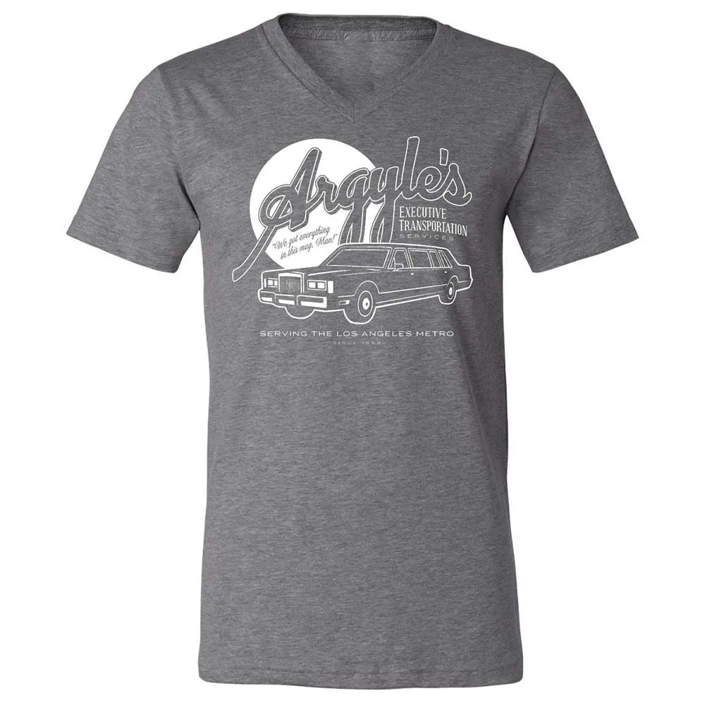 Unisex V-Neck T-Shirt - X8EWZHY6 - Deep Heather - 14