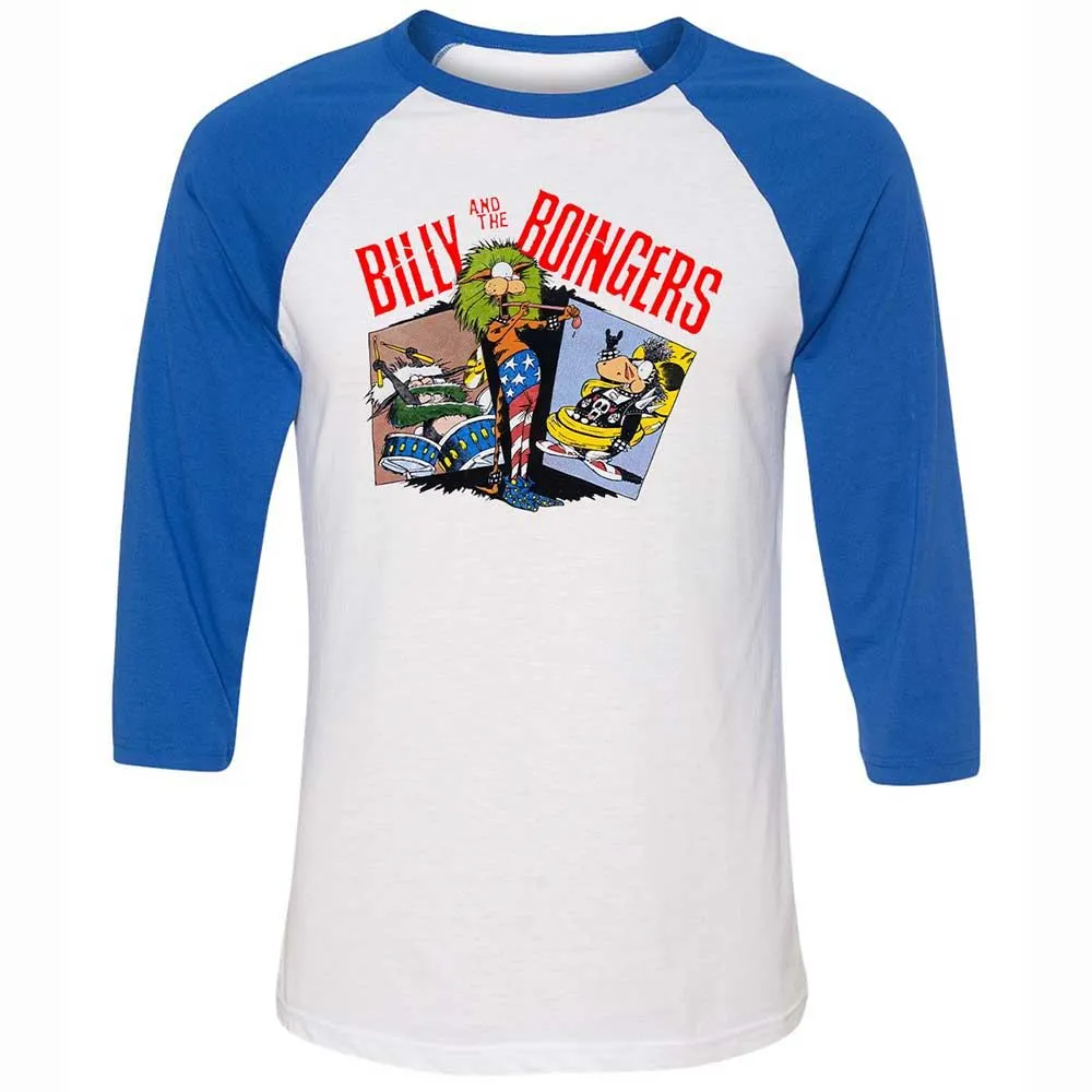 Unisex 3/4 Baseball Tee - 6P5XLHCP - White/True Royal - 10