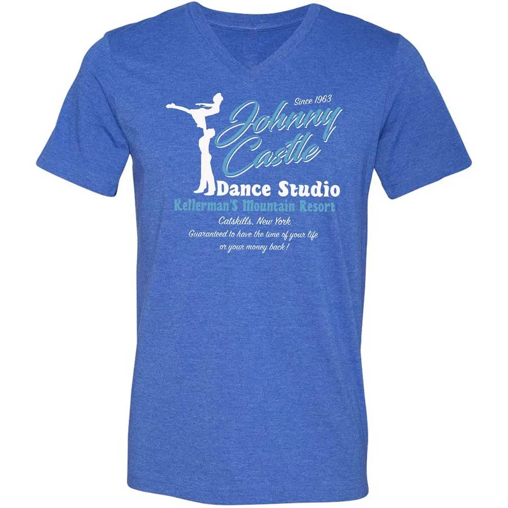 Unisex V-Neck T-Shirt - XXLJBML9 - Heather True Royal - 5