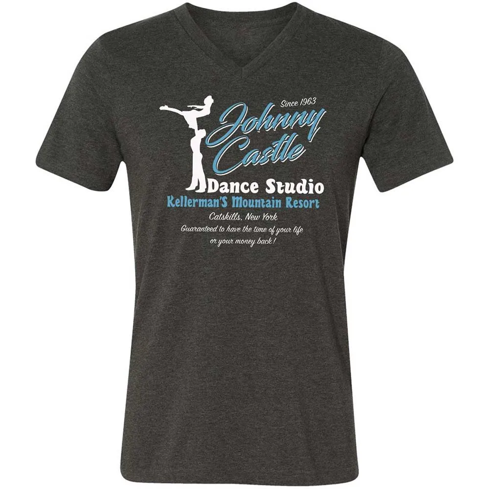 Unisex V-Neck T-Shirt - XXLJBML9 - Dark Grey Heather - 9