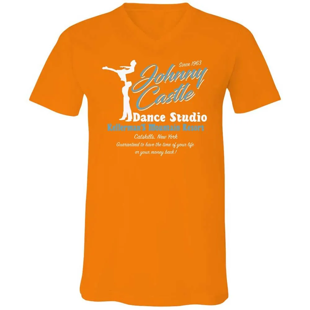 Unisex V-Neck T-Shirt - XXLJBML9 - Orange - 12