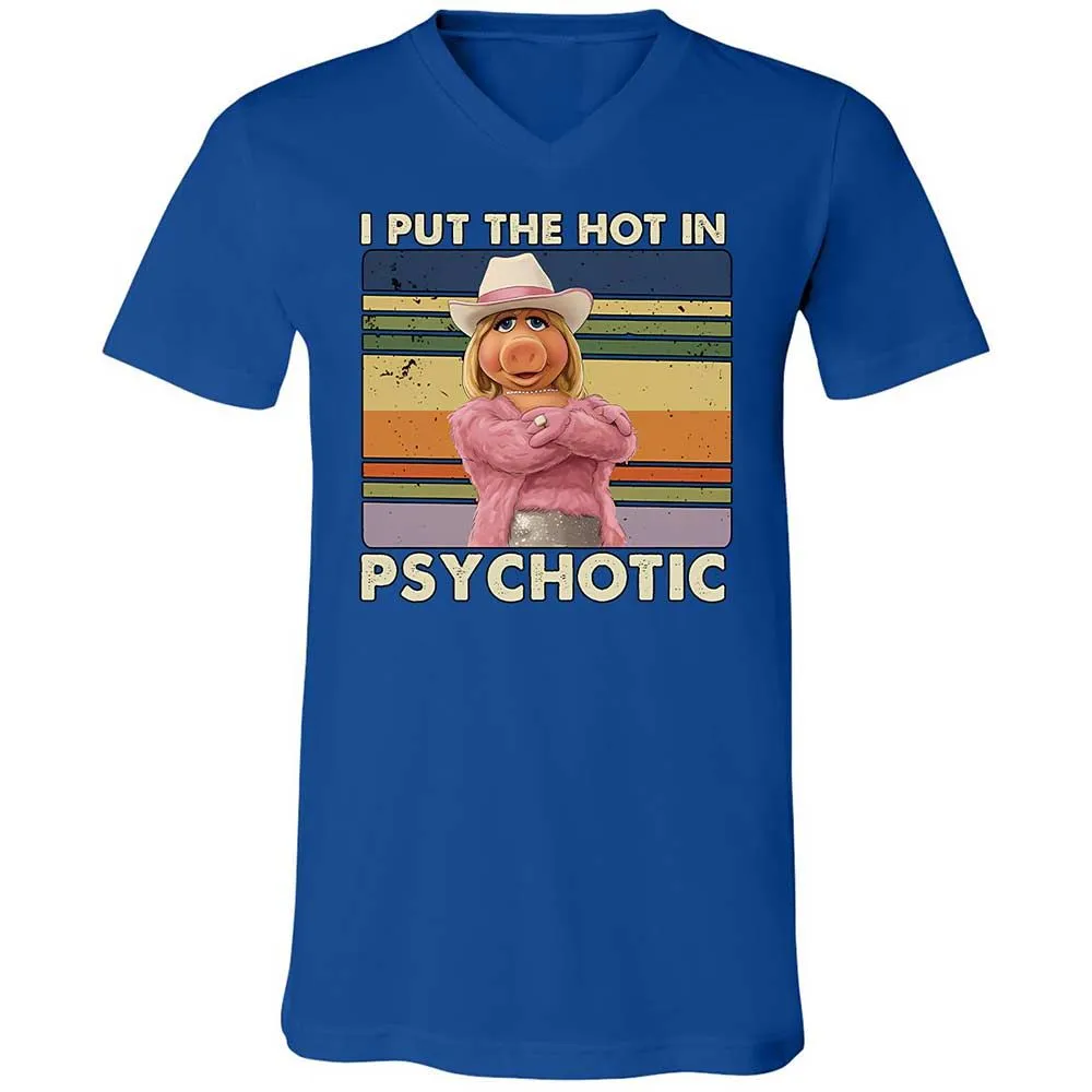 Unisex V-Neck T-Shirt - ESRB6R2T - True Royal - 4