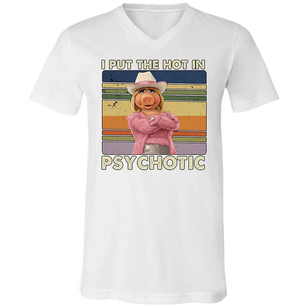 Unisex V-Neck T-Shirt - ESRB6R2T - White - 16