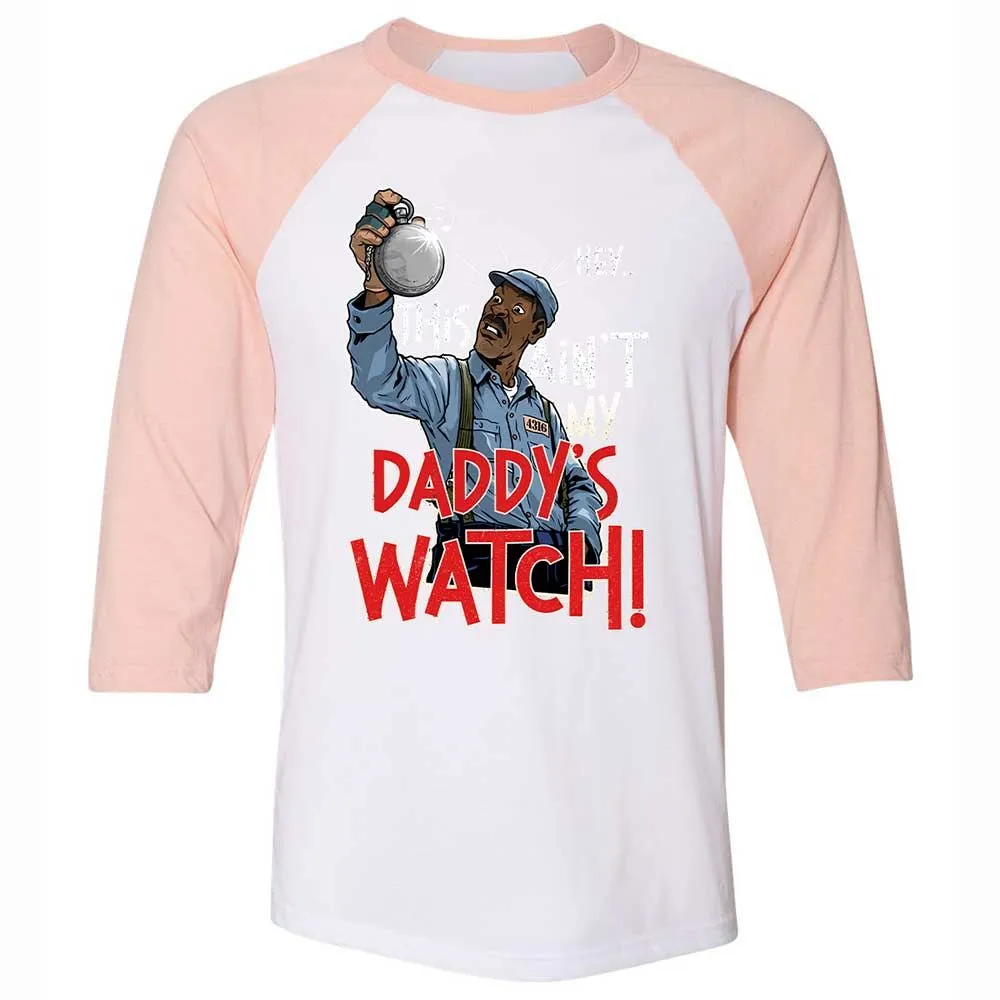 This Ain't My Daddy's Watch - White/Heather Peach - 5