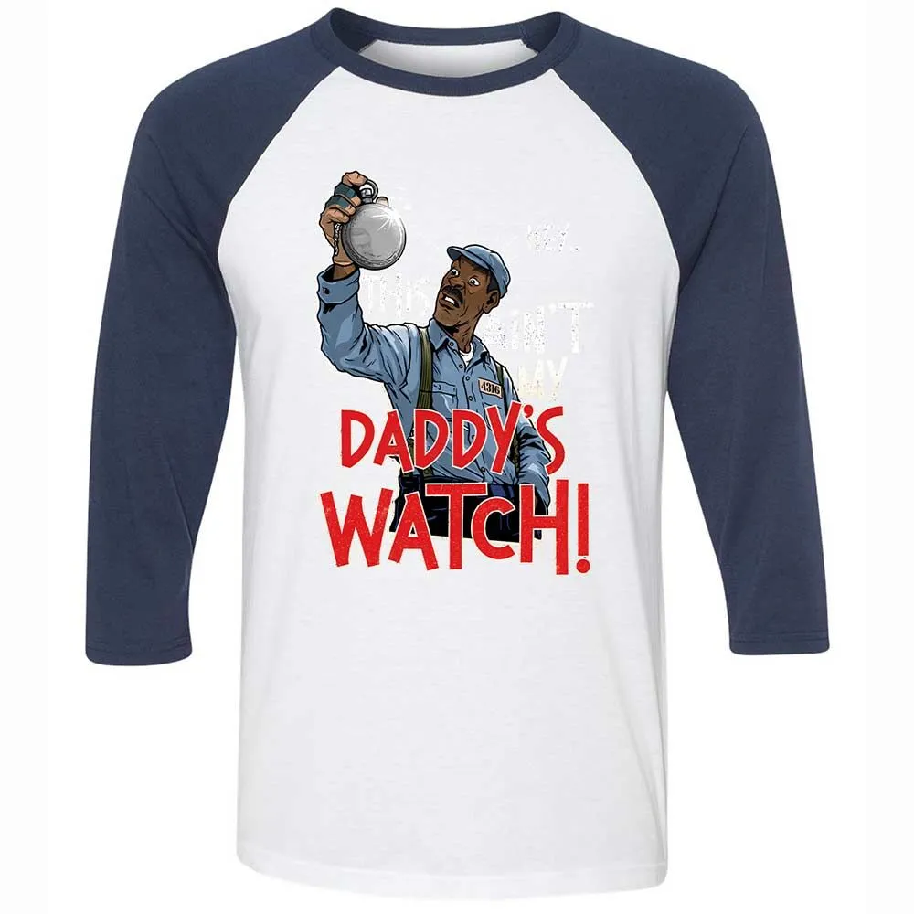 This Ain't My Daddy's Watch - White/Navy - 8