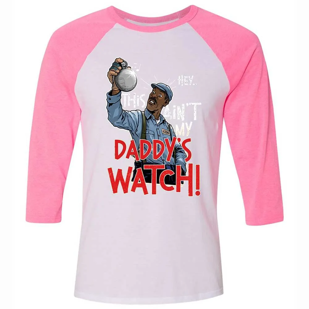 This Ain't My Daddy's Watch - White/Neon Pink - 12