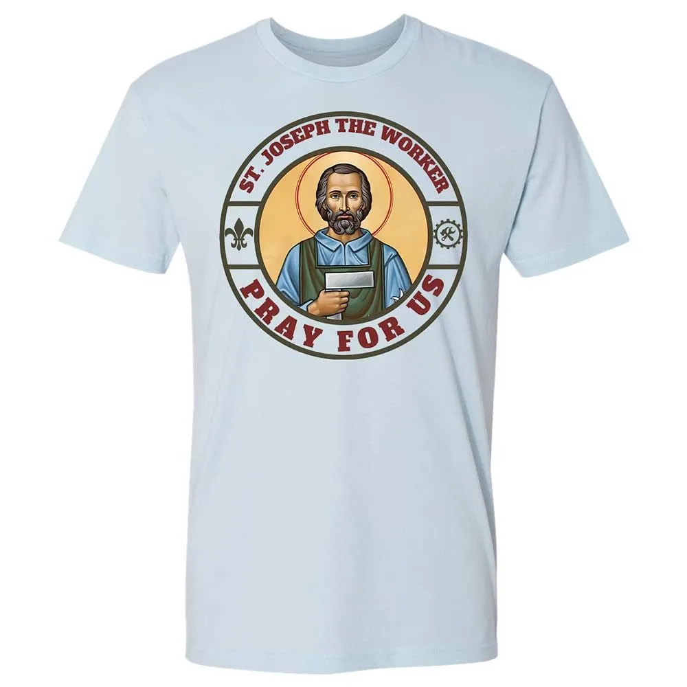Pray for Us - Light Blue - 4
