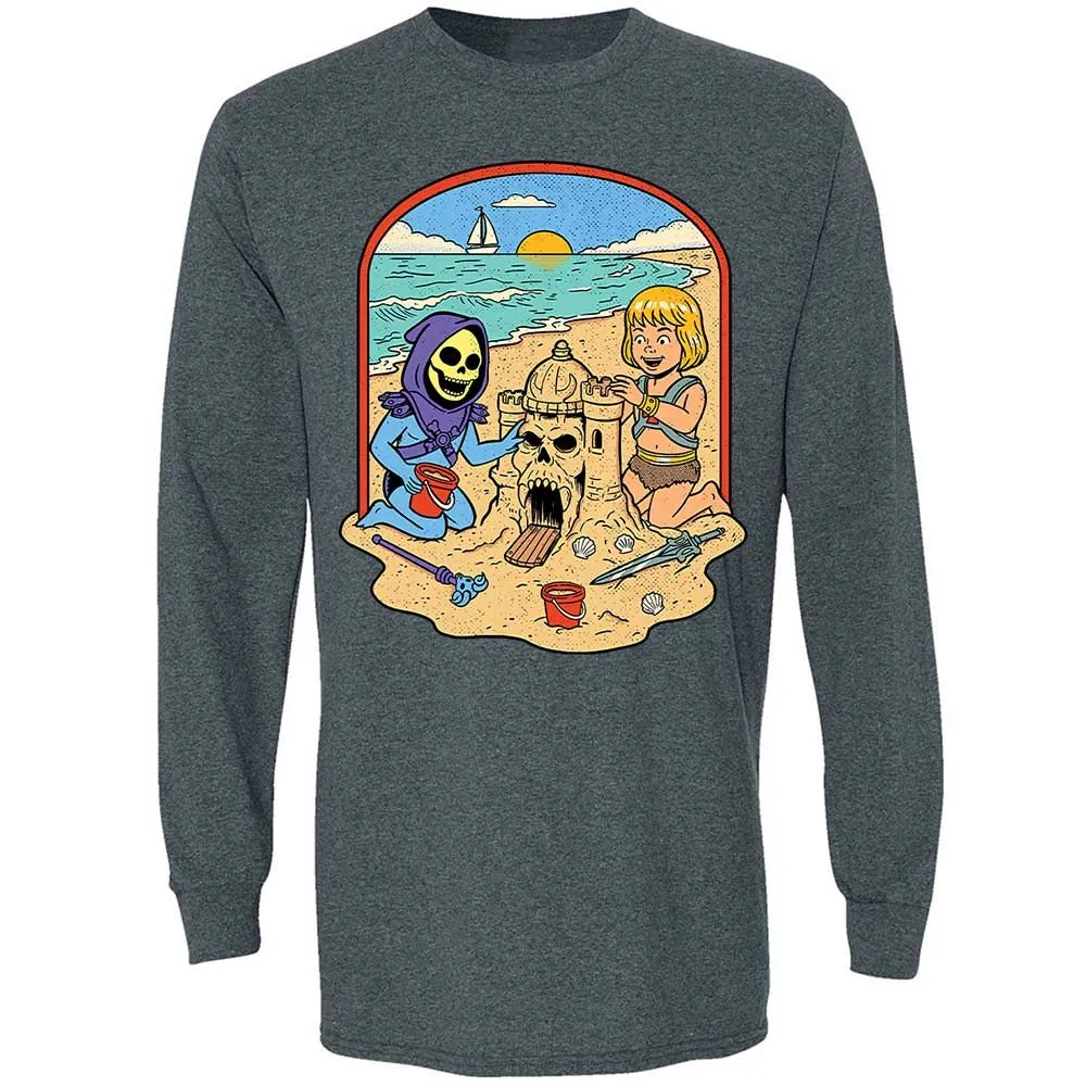 Long Sleeve T-Shirt - V6DV82KF - Dark Heather - 5