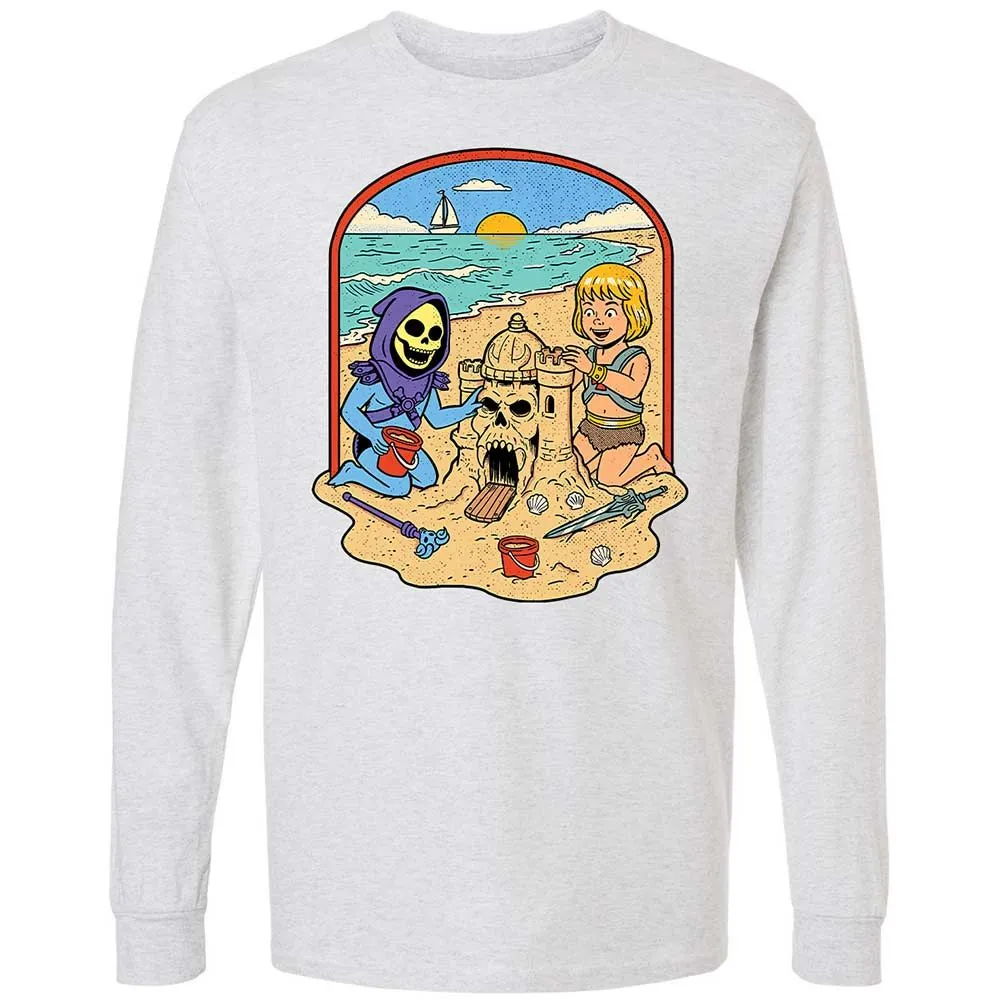Long Sleeve T-Shirt - V6DV82KF - Ash - 14