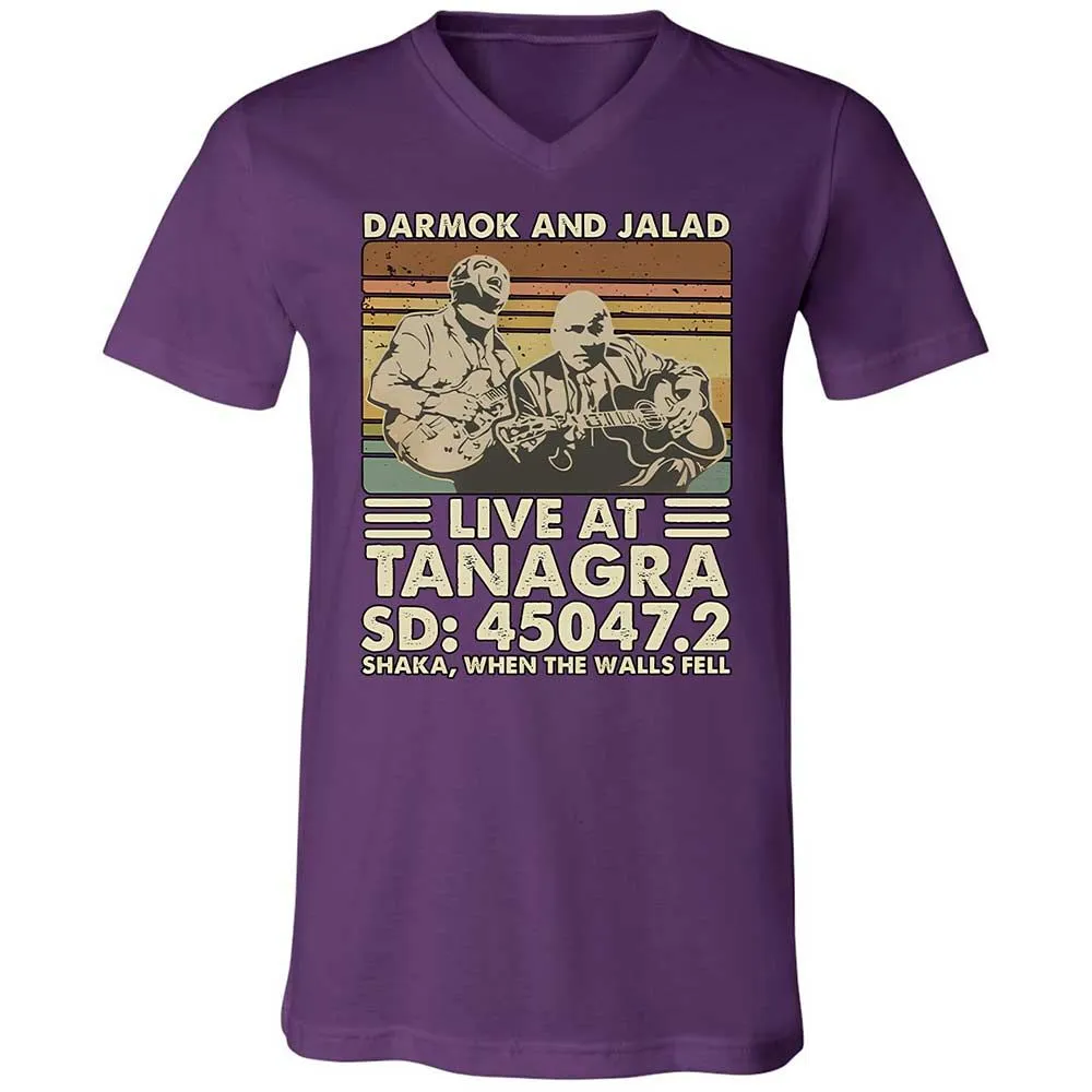 Unisex V-Neck T-Shirt - 1L2HHTDF - Team Purple - 10