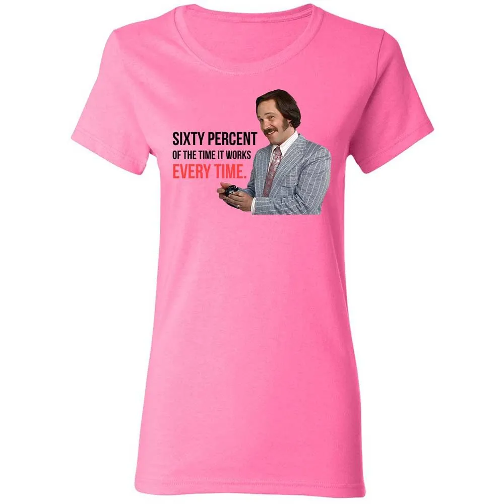 Women's T-Shirt - 871B9KUT - Azalea - 4