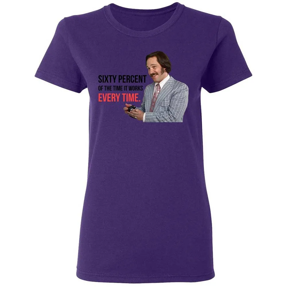 Women's T-Shirt - 871B9KUT - Purple - 11